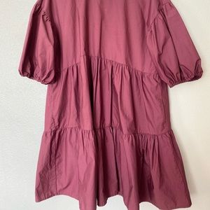 A New Day tiered dress W/ Pockets